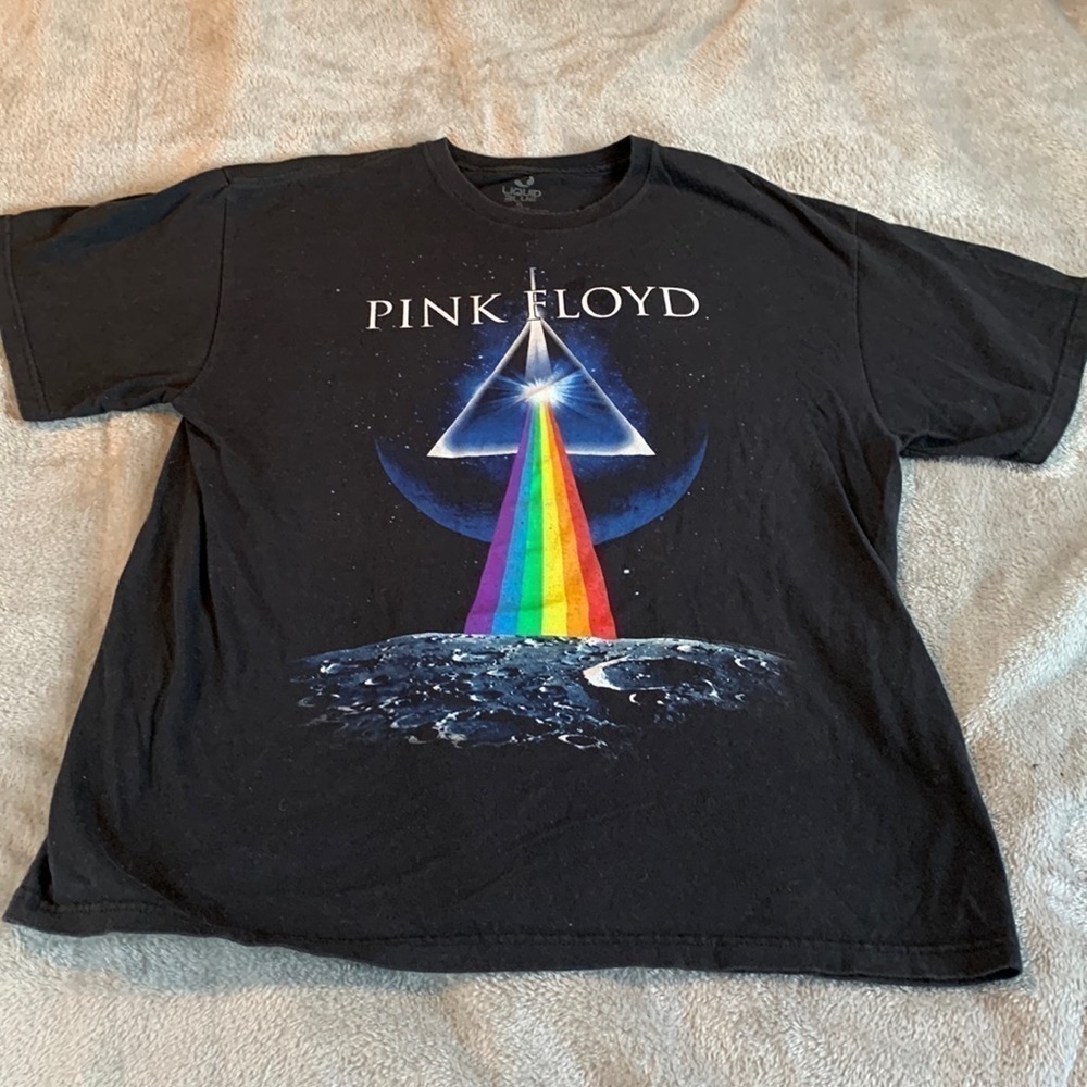 Liquid Blue Pink Floyd Graphic Tee